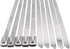 Superun Metal Zip Ties 5.9 Inch Stainless Steel Cable Ties 225 LBS Strength Tie Wrap Heavy Duty Exhaust Wrap Pack of 100 pcs...