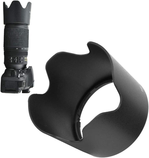 HB 36 Camera ABS Lens Hood, Bayonet Mount Lens Hood Lens Shade Replacement for Nikon AF S 70 300 mm f/4.5 5.6G IF ED VR Lens...