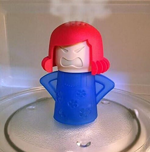 Microwave Cleaner Angry Mom with Fridge Odor Absorber Cool Mom(2pcs)...