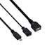 chenyang Micro USB Male to USB 2.0 Female OTG Cable with Micro USB Auxiliary Power Supply(can only Charge External Devices)...