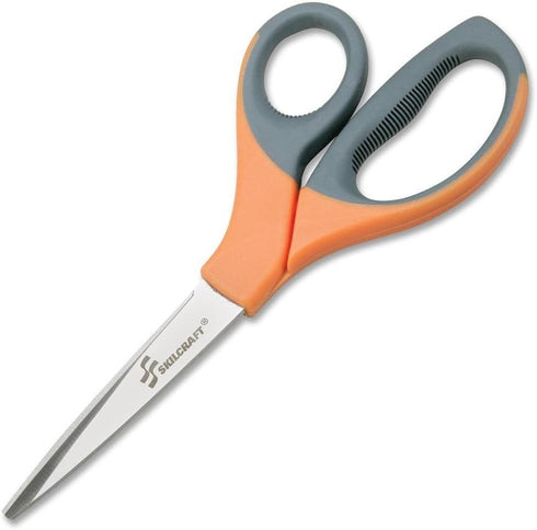 SKILCRAFT 5110-01-241-4373 Stainless Steel Blade Straight Trimmer with Cushioned Grip Handles, 8-1/4 x 3-5/8 Inch Cut...