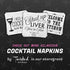 Twisted Wares - Funny Cocktail Napkins - FUKITOL RX - Boutique Cocktail Napkins - Perfect for any Celebrations 5"X5" (20 Pack)...