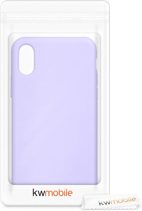kwmobile Case Compatible with Apple iPhone X Case - TPU Silicone Phone Cover with Soft Finish - Lavender...