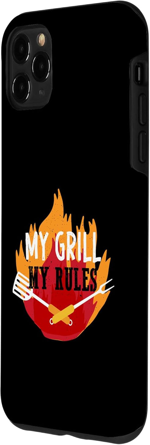 iPhone 11 Pro Max My Grill My Rules, Grill, Electric Grill, Grill Saying Case...