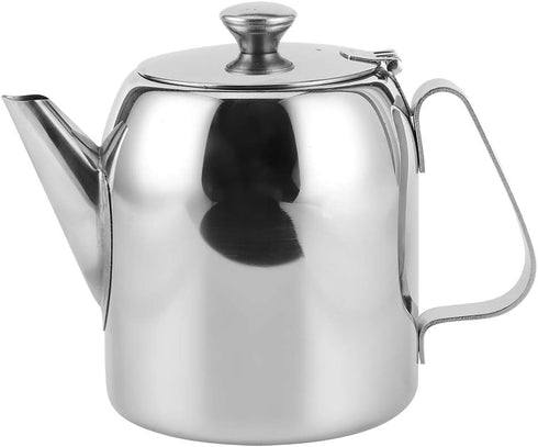Coffee Pot Teapot Stainless Steel Tea Kettle Cold Short Spout Pour Over for Home Kitchen Hotel Restaurant(32oz)...
