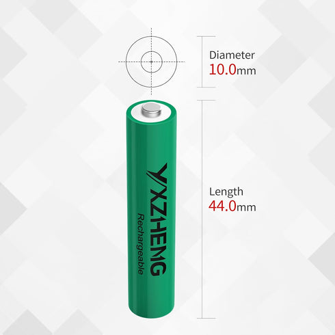 8Pcs AAA Battery 1.2v Rechargeable NI-MH 300mAh for Outside Solar Lawn Light (8xAAA)...