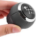 Keenso 6 Speed Gear Shift Knob Head Ball Black Manual Gear Stick Shift Level Knob Head Replacement for Toyota Corolla Verso Auris Yaris RAV4 2007-...