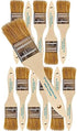 Pro Grade - Chip Paint Brushes - 12 Ea 1.5 Inch Chip Paint Brush Light Brown...