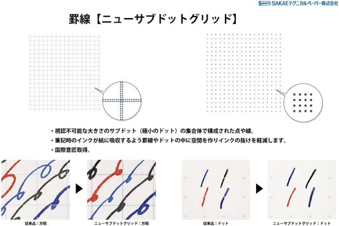 SAKAE????????? iroful 75 gsm Notebook, 8.27" x 5.85", 160 pages, 5mm Dotted, White, 1 pack (PI-A5DBW)...
