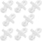 Plastic Aquarium Fish Tank Breeding Separator Glass Suction Cup Divider Sheet Holder Clip 8Pcs Clear...