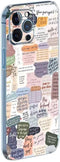 Phone Case Bible Verses Compatible with iPhone 15 Jesus Quotes Christian for Christians Collage Pattern Side Striped Soft Phone Shockproof Cover...