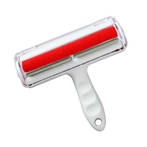 Pet Hair Remover - Grooming Roller for Pet Hair - Cat and Dog Hair Remover for Sofa, Furniture, Carpet, Car Seat, Reusable Roller with Base, white...