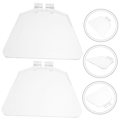 2pcs Power Tool Plastic Goggles Guard Shield Bench Eye Shield Assembly Bench Shield Eye Shield Tool Angle Cover Appendix Desktop...