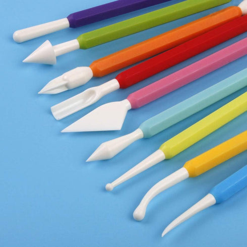 13PCS Fondant Tool, Cake Decorating Hand Tool, Double Head Metal Ball, Gum Paste Modeling Tools...