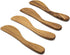 FAAY 7.5" Butter Spreaders, Eco-Friendly Condiment and Sandwich Knife from 100% Moist-Resistant Teak Wood, Super Handy Peanut Jelly Spreader Set o...