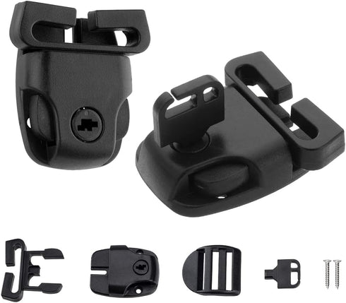 4 Sets Spa Hot Tub Cover Clips Latch Replacement Kit Hot Tub Cover Latches Clip Lock for Cover Straps with Keys and Hardwares Accessories (4 Sets)...