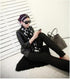 Wakauto Ladies Tulle Skull Pattern Printed Scarf Comfortable Long Style Fashion Soft Scarf Shawl Lady Girl 150 * 50cm...