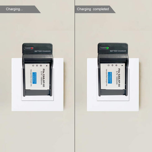 NP-60 NP60 BC-60 BC-60L Battery Charger for Casio Exilim EX-Z9, EX-FS10, EX-S10, EX-S12, EX-Z20, EX-Z21, EX-Z25, EX-Z29, EX-Z80, EX-Z80A, EX-Z85, ...