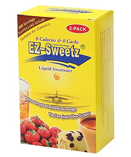 EZ-Sweetz (2.0oz - Liquid Sweetener 800 Servings/Bottle) (Original, 2 Pack)...