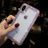 for iPhone XR Case 3D Glitter Sparkle Bling Case Luxury Shiny Crystal Rhinestone Diamond Bumper Clear Protective Case Cover for iPhone XR Pink...