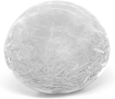 10 pcs Clear Resin Buttons with Sequin Powders Metal Loop Sewing Buttons -25mm -1"...