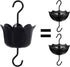 Ant Moat Hook for Hummingbird Feeders|Extra Large Capacity Ant_ Trap for Outdoor Yard Hanging Feeders, Flower Shape Hummingbird Feeder Insect_Guar...