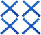 4Set T-Track Intersection kit Blue for Woodworking, Universal Aluminum T Tracks Tool Accessories...