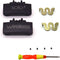 Adhiper Replacement Headband Hinge Clip Cover + Pin Repair Parts Kits Compatible for Solo3 Wireless Solo2 Wireless Over-Ear Headphones?Matte Black...