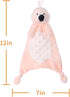 Apricot Lamb Stuffed Animals Security Blanket Pink Flamingo Infant Nursery Character Blanket Luxury Snuggler Plush 12 Inches...