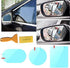 2PCS Film Anti Rain Water Repellent Film Car Mirror Window Clear Films Anti Dazzle Rearview Mirror Anti Fog Rainproof Film (Elliptic-110x85mm)...