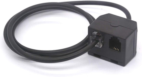 RJ9 Headset Splitter 4P4C Male to 2 RJ9 Female for Plantronics, Jabra, Hot Desking Office Phones (40cm)...