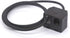 RJ9 Headset Splitter 4P4C Male to 2 RJ9 Female for Plantronics, Jabra, Hot Desking Office Phones (40cm)...