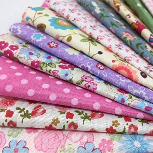 100 Pieces 6'' x 6''100% Printed Cotton Quilting Fabric Patchwork Precut Fabric Quilt Squares DIY Sewing Quarter Bundle Fabric for DIY Craft Embel...
