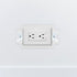 5PCS BE1-2 Electrical Outlet Box Extenders, 1 Gang Electric Box Extender with 10PCS Screws, Power Outlet Accessories (White)...