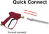 RIDGE WASHER Pressure Washer Extension Wand, 17 Inch Stainless Steel 1/4 Inch Quick Connect Power Washer Lance, 2 Pack...