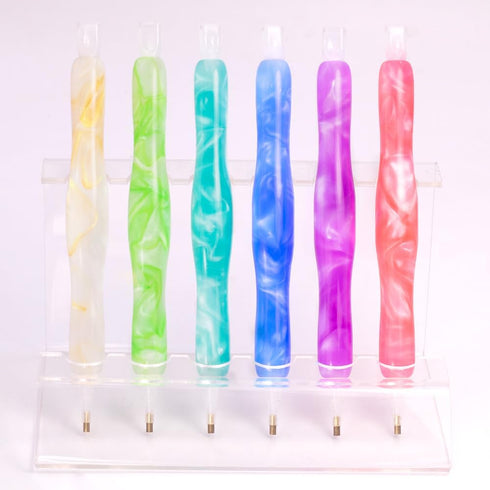 Diamond Painting Art Pen Tool,Diamond Painting Drill Pen Dot Pen Stylus Kit, Gem Rhinestone Picker Tool,5D Diamond Art Pen Placers Tips and 10Wax,...