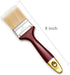 2 inch, 1.5 inch, 1 inch Paint Brushes Designed Latex or Oil Based Paints for Indoor or Outdoor with Comport Handle (3 Pack)...
