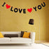5 Pack Felt Heart Garland Banner, Love You Banner, Valentines Day Banner Decor - Valentines Decorations - Anniversary, Wedding, Birthday Party Dec...