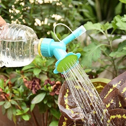 3Pcs Bottle Cap Sprinkler, Plastic Dual Head Bottle Watering Spout, Bottle Watering Spout Bonsai Watering Can for Indoor Seedlings Plant, Garden T...