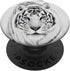 White Tiger Blue Eyes Cute Big Wild Cat Animal Gift Idea PopSockets PopGrip: Swappable Grip for Phones & Tablets PopSockets Adhesive PopGrip...
