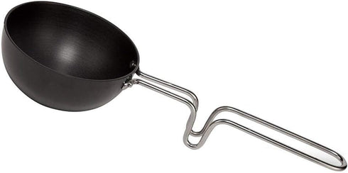 Khandekar Hard Anodized Spice Heating Pan, Mini Fry Pan/Tadka Pan, Vagariya for Home, Hotel, Restaurant - 10.7 inch, Black...