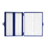 Heathrow Scientific HS15994M 100 Place Slide Box, Blue...