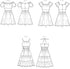 McCall's Misses' Fit and Flared Dress Sewing Pattern Kit, Code M8211, Sizes 18W-20W-22W-24W, Multicolor...
