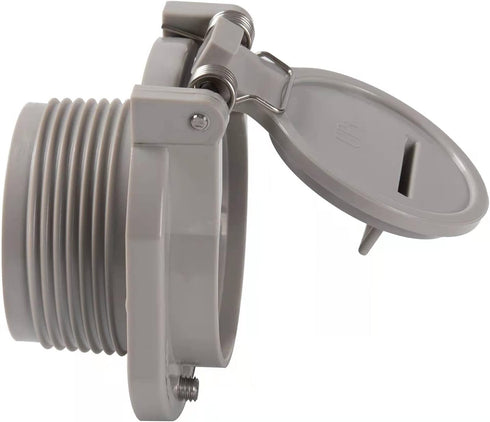 ATIE Pool Free Rotation Snap-Lock Vacuum Vac Lock Safety Wall Fitting W400BLGP for Most Zodiac, Hayward, Pentair Suction Pool Cleaners (Light Gray...