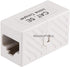 Monoprice Cat5e RJ45 Modular Inline Coupler - Straight Type Coupler, White...