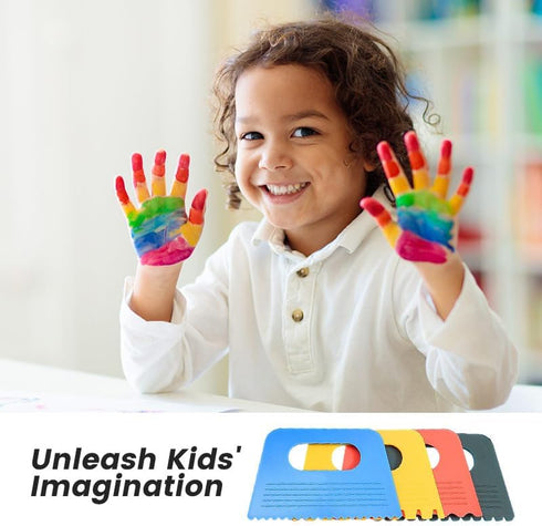 7Pcs Textured Art Supplies Kit Paint Scrapers for Drawing Artists Acrylic Painting Texture Tools Canvas Spatula Set for DIY Crafts Learning Knife ...