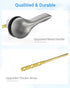Universal Toilet Handle Replacement Kit Front Mount Toilet Lever Replacement with Stainless Steel Flapper Chain, Toilet Repair Kit Compatible with...