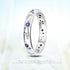 925 Sterling Silver Ring Bright Starry Night Ring Stud Sterling Silver Sparkling Cz Birthstone Jewelry for Women Teen Rings for Women Size7-9...