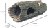Reptile Hideout Resin Aquarium Decorations Hollow Log for Small Lizard, Frogs,Gecko (7.8" L x 2.7 "W x 2.5" H)...