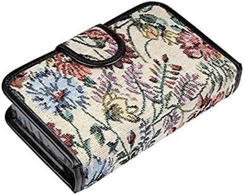 Floral Pill Case Box, 14 Day Pill Holder Pill Container & Medication Organizer, Travel Case - 4 Marked Compartments for Each Day of The Week - Mor...